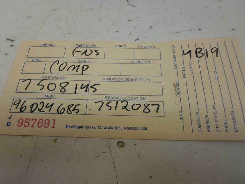 Transmission Control Module TCM TCU BMW 3-Series 330I 2001 7508145