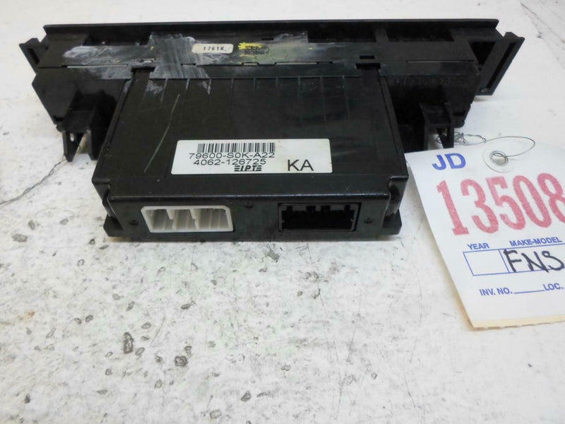 OEM Climate Control Acura Tl 1999 2000 2001 2002 2003 79600-S0K-A22