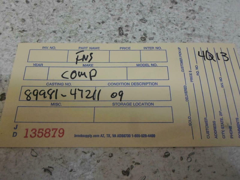 Hybrid Vehicle Control Module Toyota Prius 2006 2007 2008 2009 89981-47211