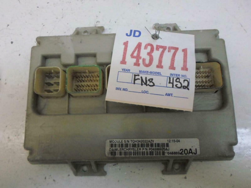 Body Control Module Dodge Caravan 2001 04686920Aj BCM BCU