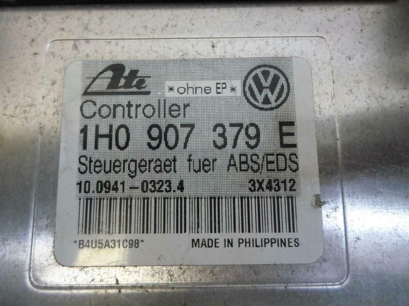 ABS Control Module Volkswagen Jetta 1993 1994 1995 1H0 907 379 E