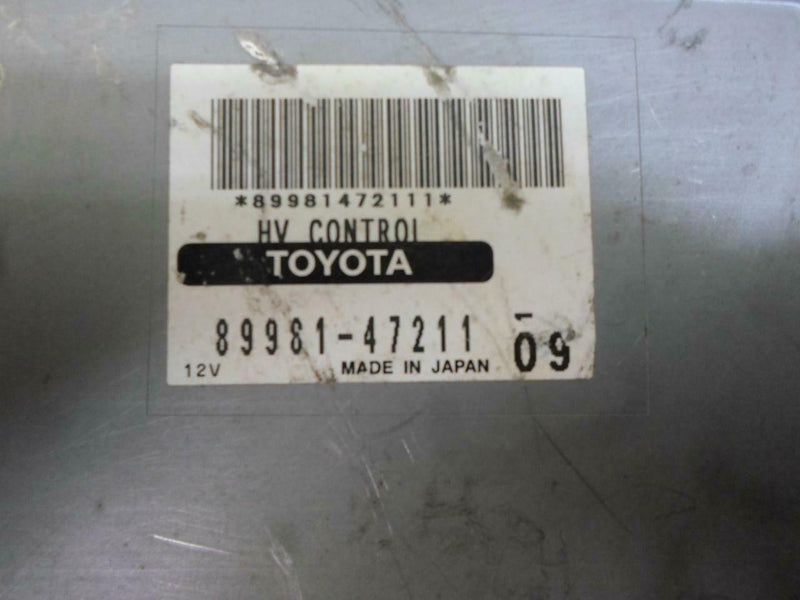 Hybrid Vehicle Control Module Toyota Prius 2006 2007 2008 2009 89981-47211