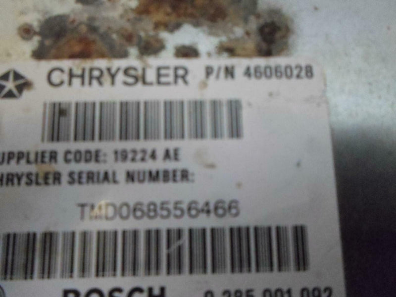 Airbag Control Module Chrysler Cirrus 1995 1996 4606028