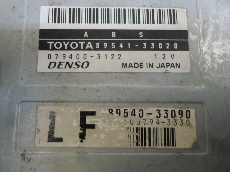 ABS Control Module Toyota Camry 1997 1998 89541-33020