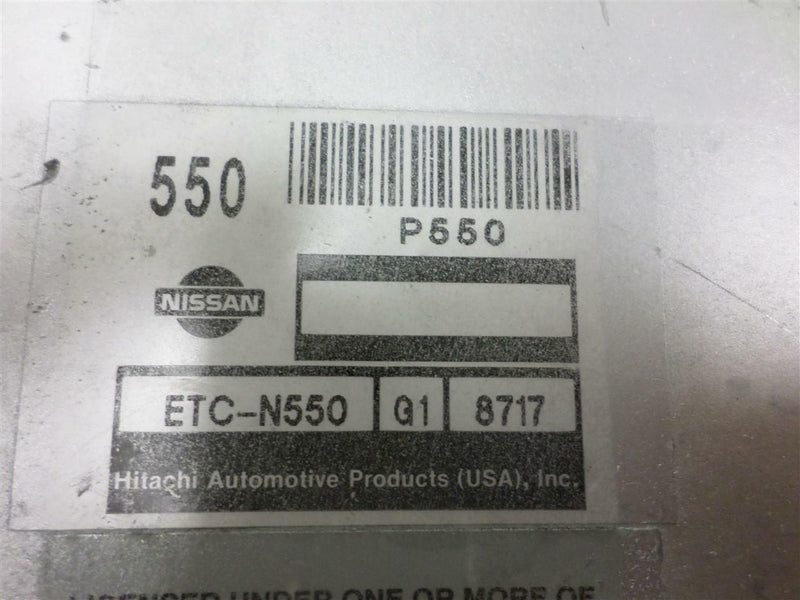 Transmission Control Module TCM TCU Nissan Altima 1998 1999 ETC-N550 G1