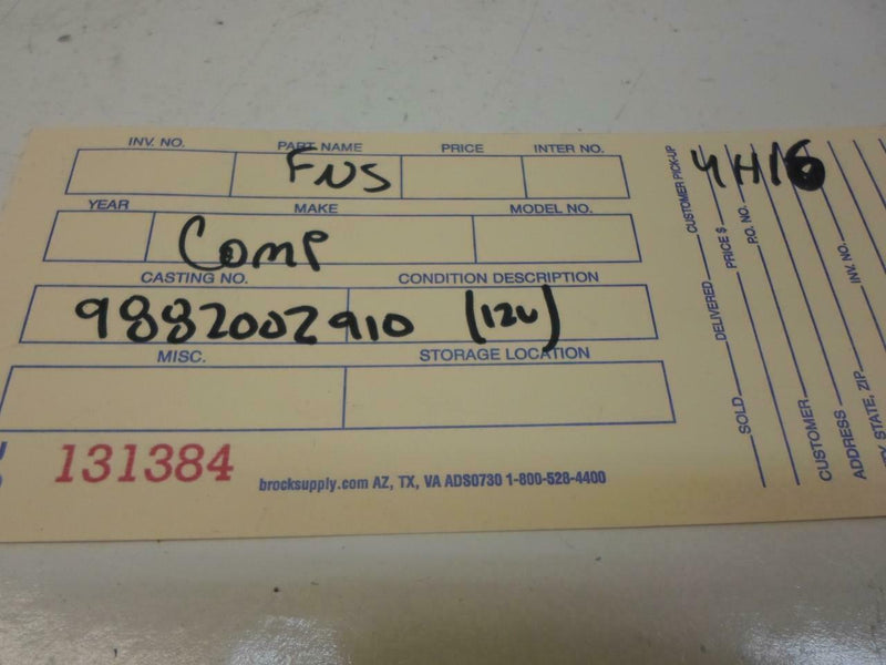 Airbag Control Module Nissan Altima 2000 2001 988200Z910