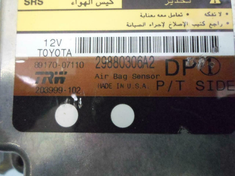 Airbag Control Module Toyota Avalon 1999 89170-07110