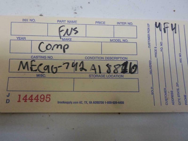 OEM Engine Computer Programmed Plug&Play Nissan Sentra 2008 Mec90-742 A1 ECM PCM