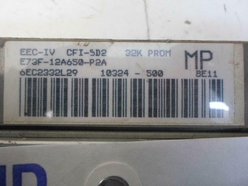 OEM Engine Computer Ford Thunderbird 1987 E73F-12A650-P2A Mp 3.8L ECM PCM