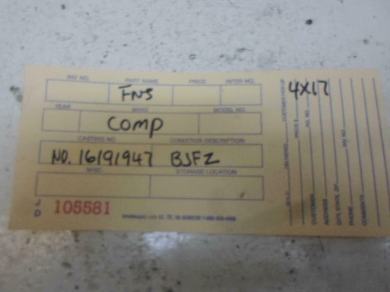 OEM Engine Computer Chevrolet Cavalier 1994 16191947 ECM PCM ECU