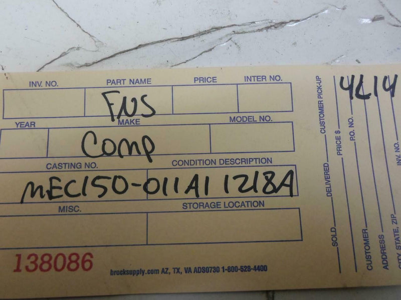 OEM Engine Computer Programmed Plug&Play Nissan Nv1500 2012 2013 Mec150-011 A1