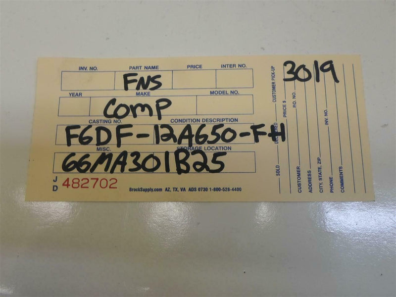 OEM Engine Computer Programmed Ford Sable 1996 F6Df-12A650-Fh Hbz7 3.0L PCM ECM