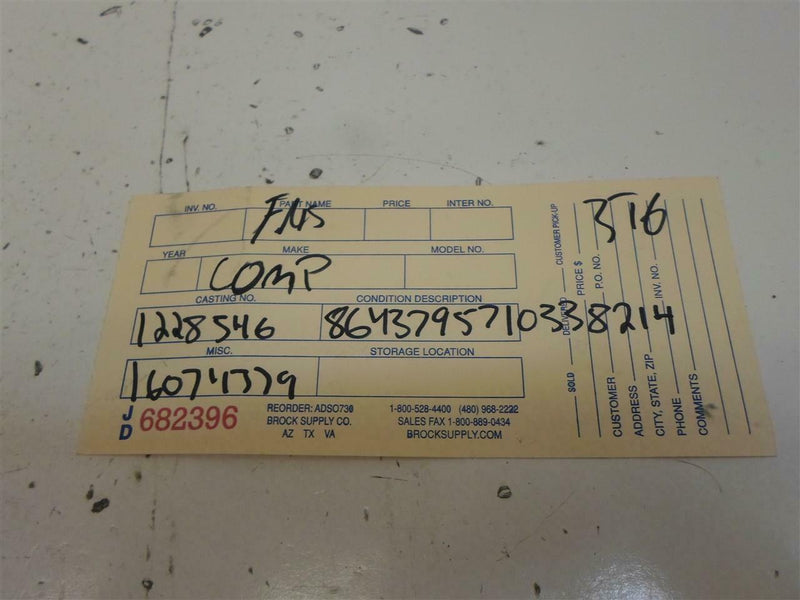 OEM Engine Computer Chevrolet Spectrum 1988 1228546 At ECM PCM ECU