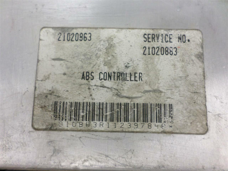 ABS Control Module Saturn S Series 1991 1992 21020863 21020883