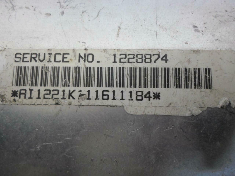 Airbag Control Module Chevrolet Beretta 1991 1992 1228874
