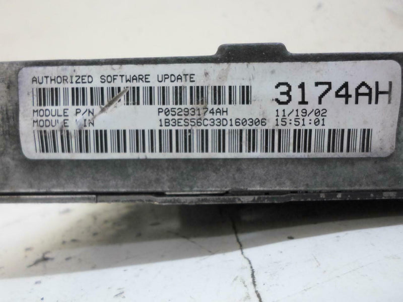 OEM Engine Computer Programmed Plug&Play Dodge Neon 2003 05293174AH ECM PCM ECU