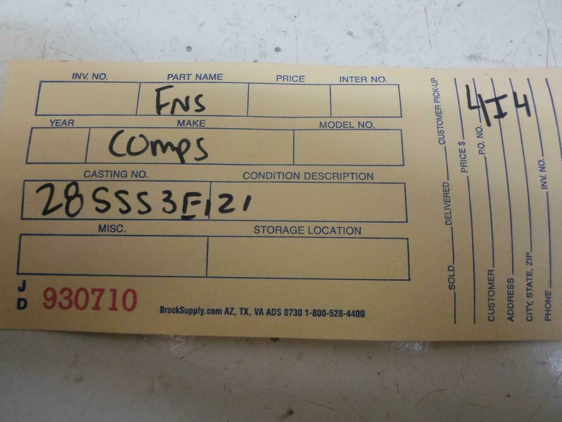 Airbag Control Module Nissan Altima 1994 285553E121