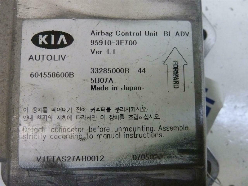 Airbag Control Module Kia Sorento 2004 2005 2006 95910-3E700