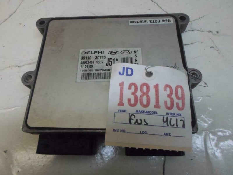 OEM Engine Computer Hyundai Sonata 2006 2007 2008 39110-3C760 3.3L ECM PCM ECU