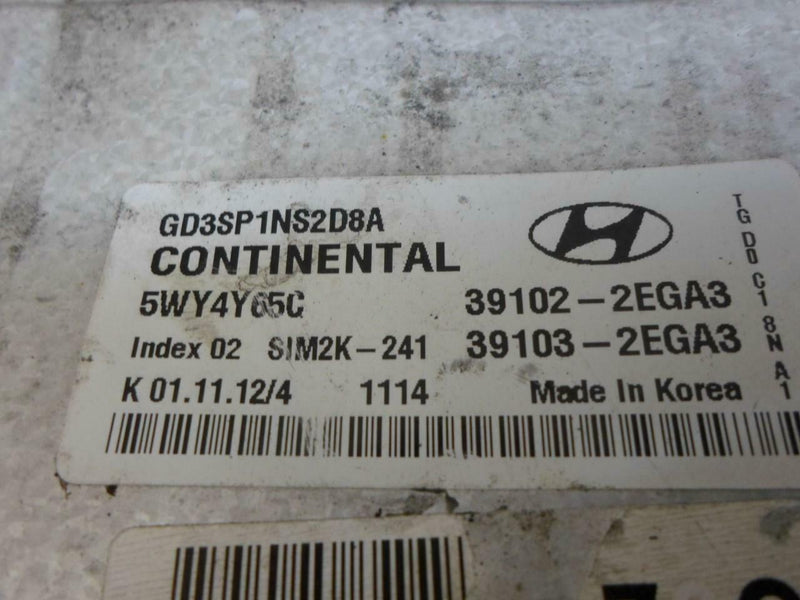 OEM Engine Computer Hyundai Elantra 2013 39103-2Ega3 39102-2Ega3 1.8L At PCM ECM
