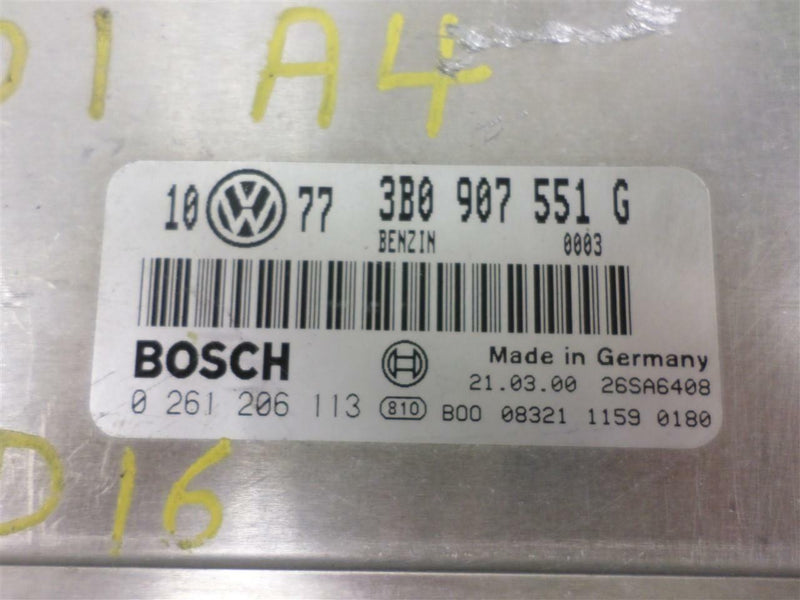 OEM Engine Computer Volkswagen Passat 2002 3B0907551G 2.8L V6 Dohc ECU ECM