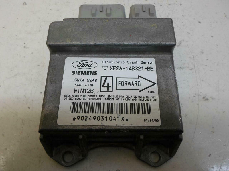 Airbag Control Module Ford Windstar 1999 2000 Xf2A-14B321-Be