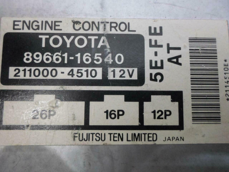OEM Engine Computer Programmed Plug&Play Toyota Paseo 1997 1998 1999 89661-16540