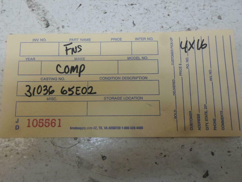 Transmission Control Module TCM TCU Nissan Stanza 1992 31036 65E02