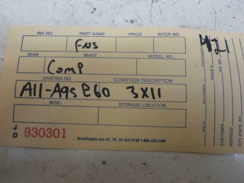 OEM Engine Computer Nissan Stanza 1990 A11-A95 E60 Mt PCM ECU ECM