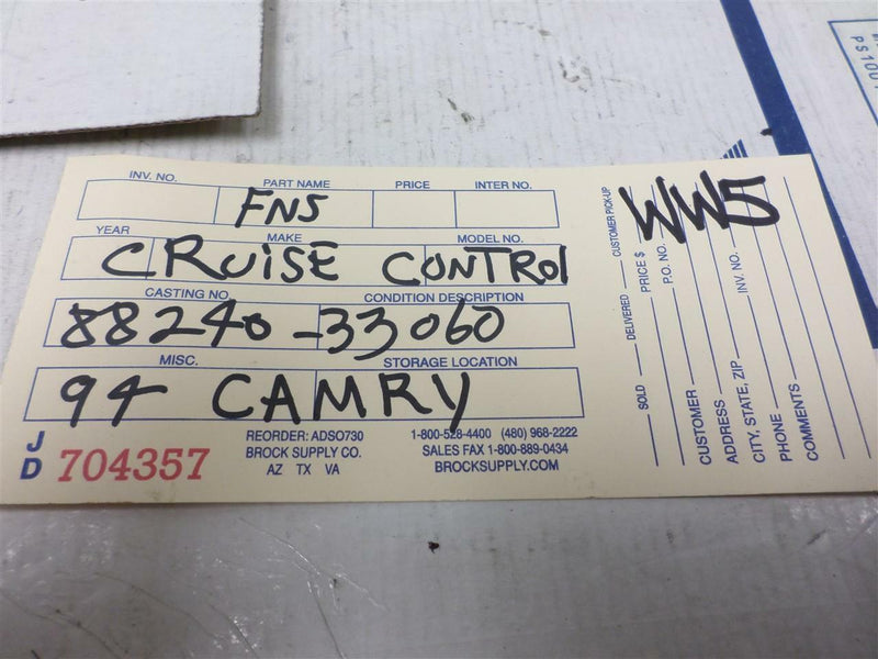 Cruise Control Module Toyota Camry 1994 1995 88240-33060 8824033060