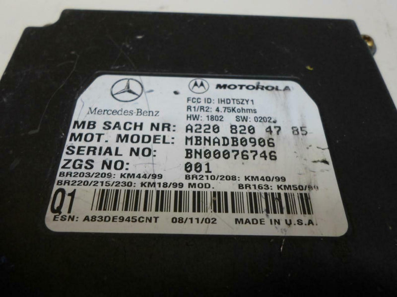 Communication Control Module for 2003, 2004, 2005 Mercedes-Benz CLK-Class – 220 820 47 85