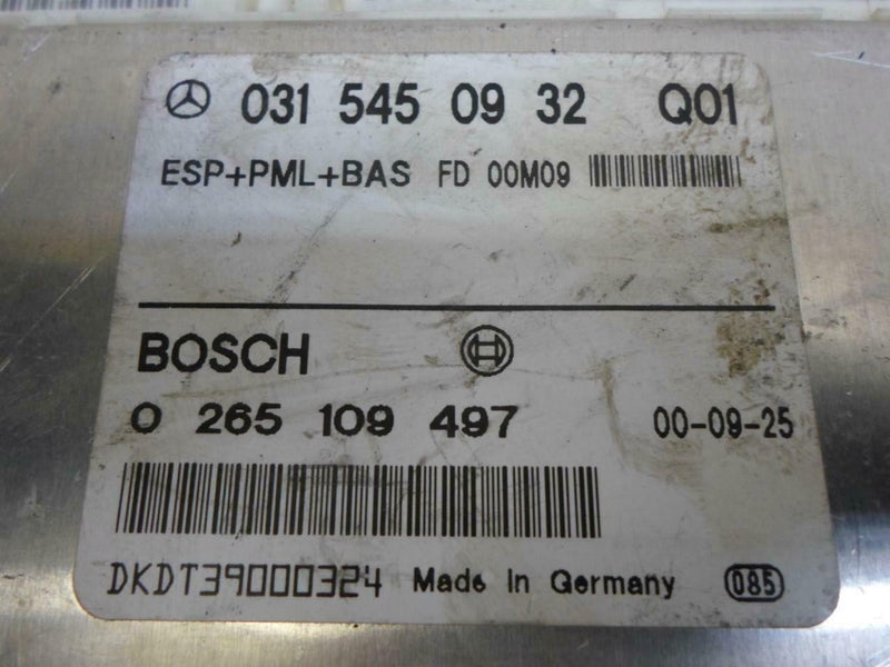 ABS Control Module Mercedes-Benz W220 S-Class 2001 2002 2003 2004 0315450932