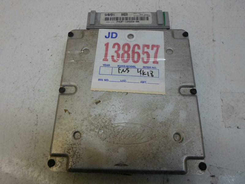 OEM Engine Computer Ford Tempo 1994 F43F-12A650-Aa A4E0 2.3L At PCM ECM ECU