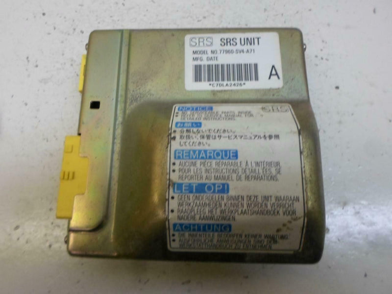 Airbag Control Module Honda Accord 1994 77960-Sv4-A71