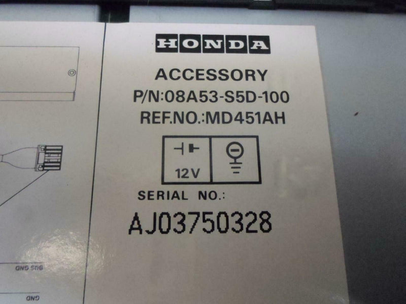 OEM Radio Honda Civic 2001 2002 2003 2004 2005 08A53-S5D-100