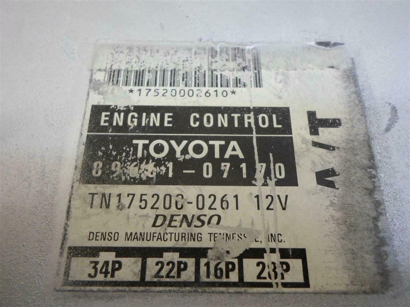 OEM Engine Computer for 1998 Toyota Avalon – 89661-07170