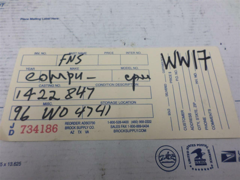 Transmission Control Module TCM TCU BMW E39 5-Series 528I 1997 1998 1422847 1422945