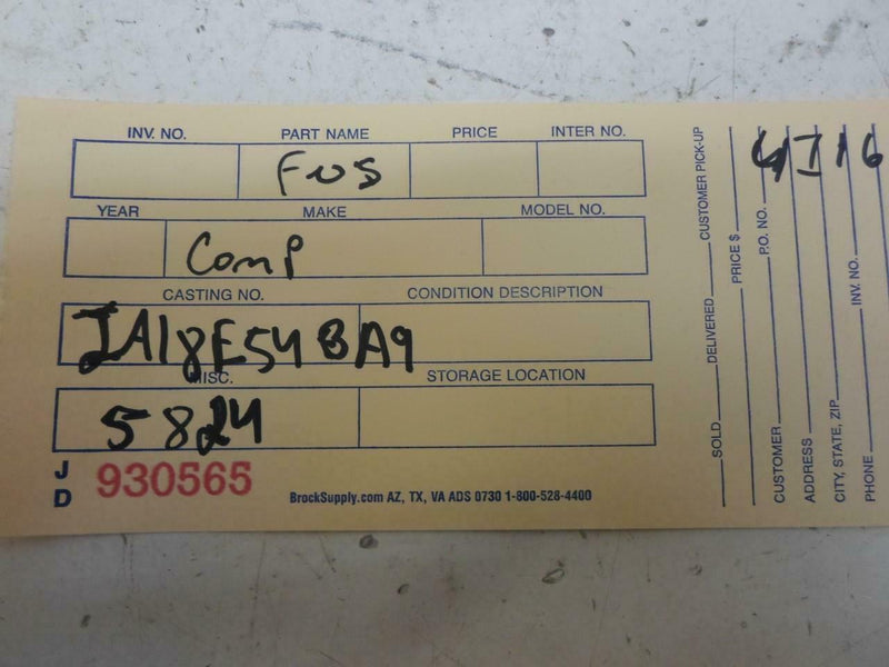 OEM Engine Computer Programmed Plug&Play Nissan Sentra 1996 Ja18E54 Ba9 PCM ECM