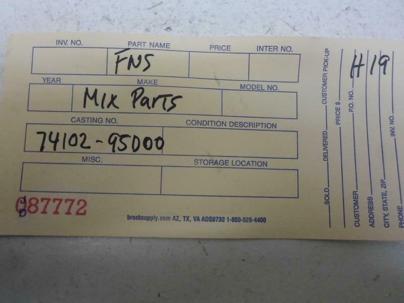 OEM Ashtray Coin Pocket Toyota Previa 1991 1992 1993 1994 1995 1996 74102-95D00