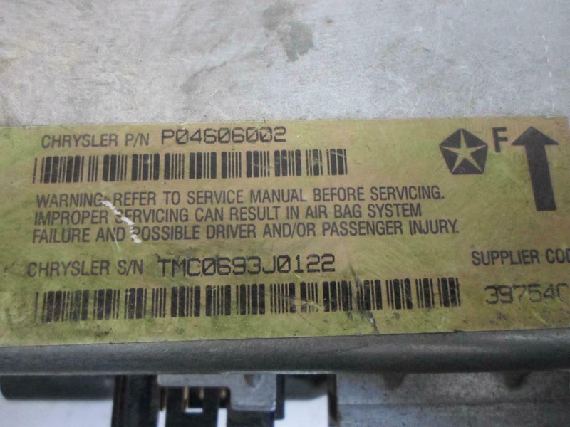 Airbag Control Module Dodge Intrepid 1993 1994 04606002