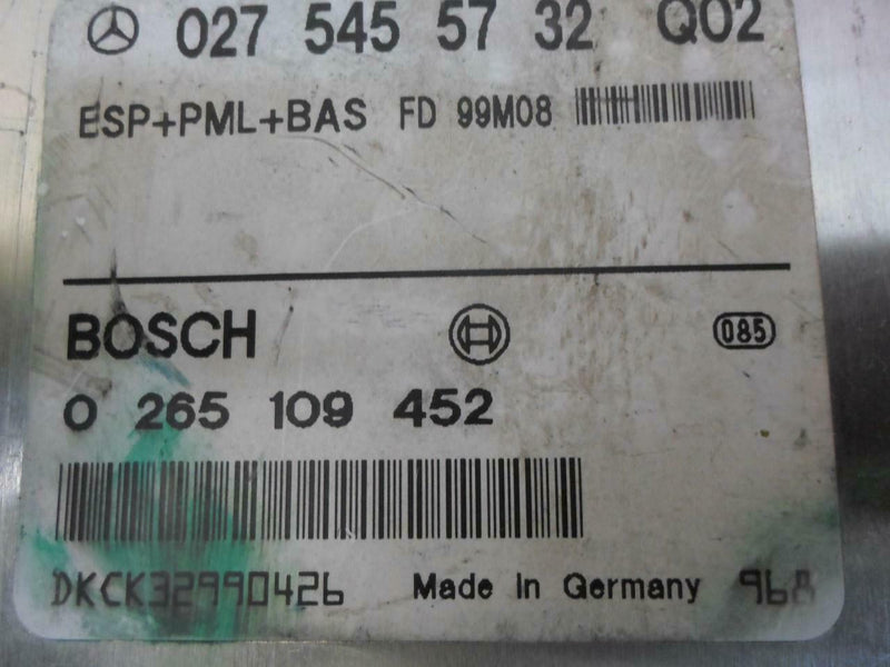 ABS Control Module Mercedes-Benz W210 E-Class E430 1999 2000 0275455732