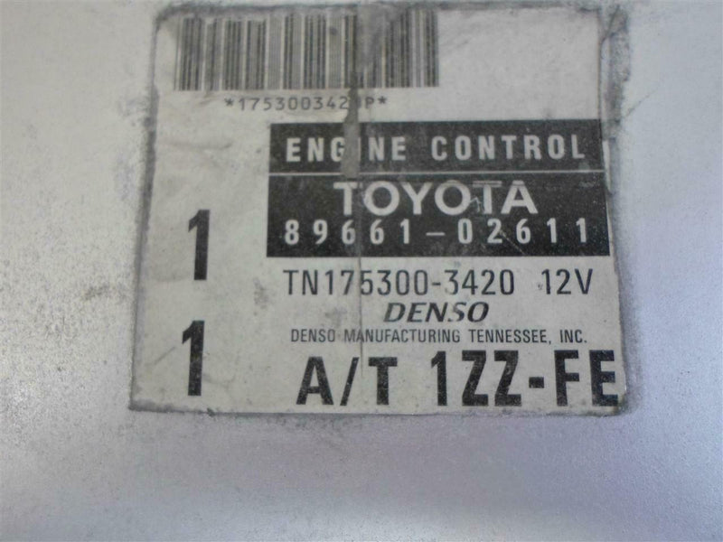 OEM Engine Computer Programmed Plug&Play Toyota Corolla 1999 2000 89661-02611 ECM