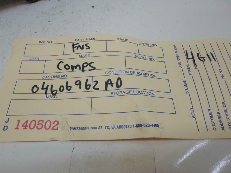 Transmission Control Module TCM TCU Chrysler Cirrus 1999 04606962Ad