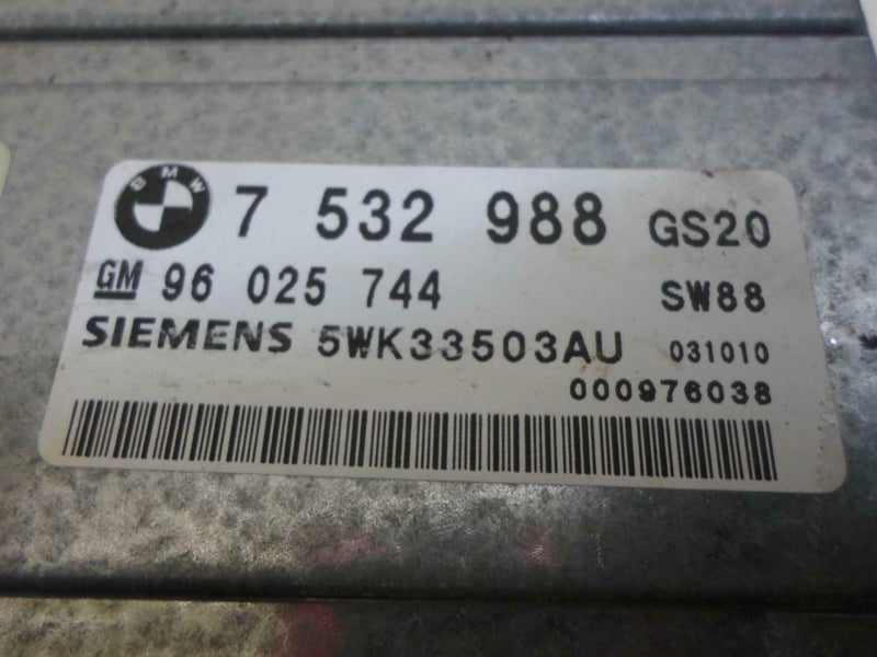 Transmission Control Module TCM TCU BMW X3 2004 2005 2006 7532988 2.5L