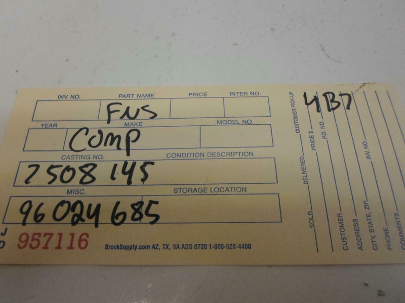 Transmission Control Module TCM TCU BMW 3-Series 330I 2001 7508145