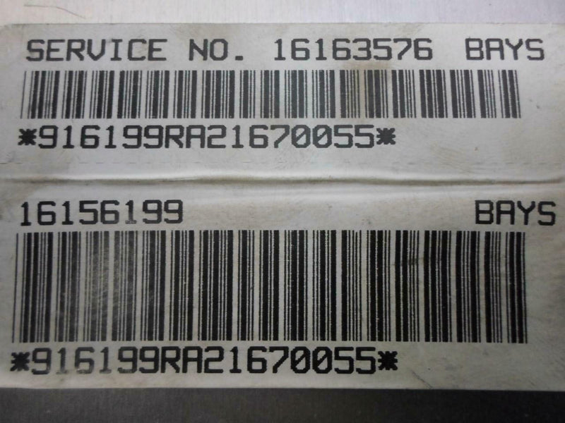 ABS Control Module Chevrolet Lumina Van 1993 16163576