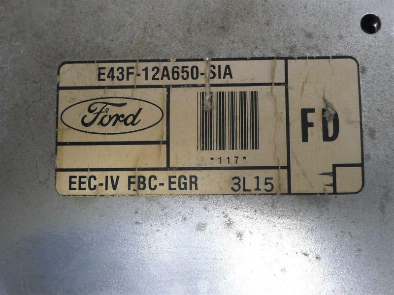 OEM Engine Computer for 1984 Mercury Topaz – E43F-12A650-SIA