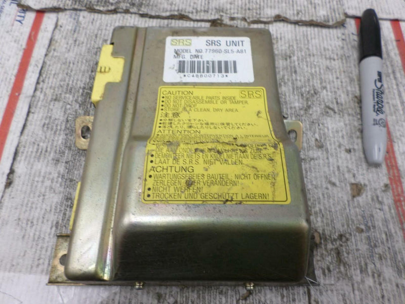 Airbag Control Module Acura Vigor 1992 1993 1994 77960-Sl5-A81