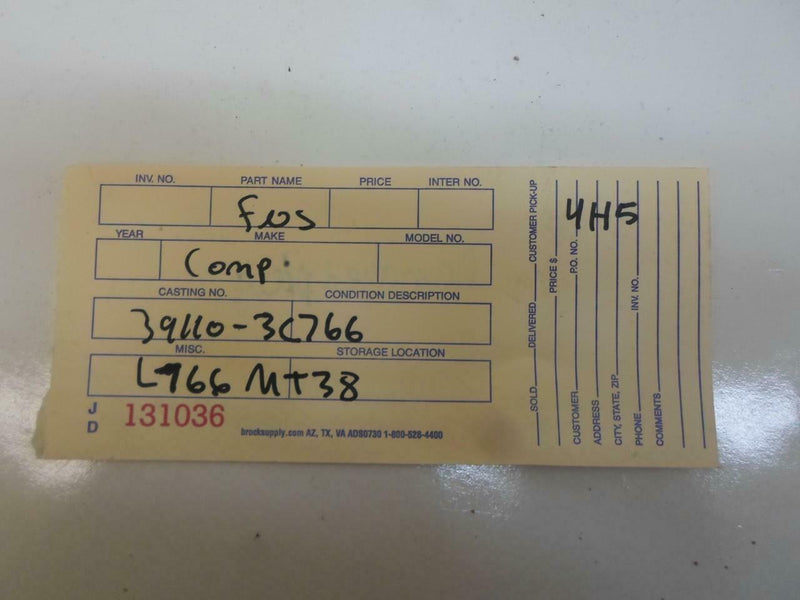 OEM Engine Computer Hyundai Sonata 2009 2010 39110-3C766 ECM PCM ECU