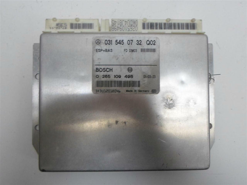 ABS Control Module Mercedes-Benz W208 CLK320 2002 2003 0315450732 0265109498